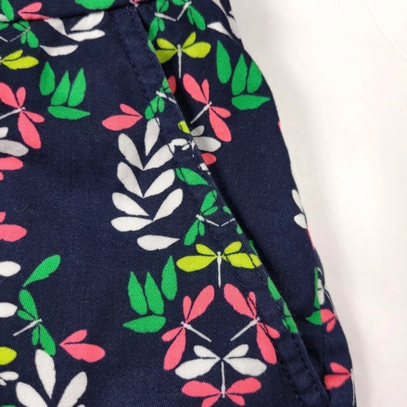 Crown & Ivy Shorts Size 18W Curvy Blue Dragonflies NWOT Waist 42" Womens - Picture 5 of 8